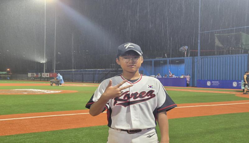 제12회 아시아유소년야구대회(12세 이하)  U-12 야구 국가대표팀, 예선 첫 경기 태국에 15-0 승리