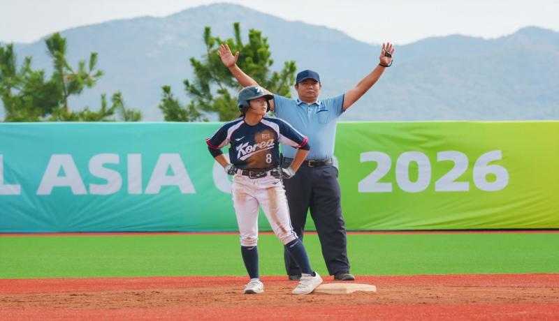 대한민국 U-15 여자 소프트볼 대표팀,  싱가포르 4-2 제압..최종 5위로 대회 마무리